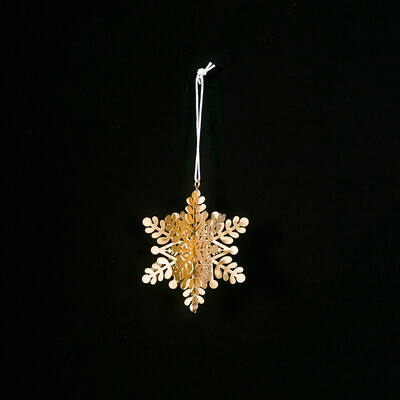 Gobestart Wrought Iron Cutout Three-dimensional Snowflake Pendant Christmas Tree Decor
Gobestart Wrought Iron Cutout Three-dimensional Snowflake Pendant Christmas Tree Decor