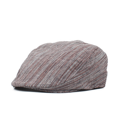 Vintage Men Women Striped Peaked Cap Casquette Breathable Beret Newsboy Hat Cabbie Headwear
Vintage Men Women Striped Peaked Cap Casquette Breathable Beret Newsboy Hat Cabbie Headwear