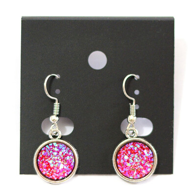 Trendy Simple Round Stud Earrings Women Fashion Party Earrings Jewelry Gift