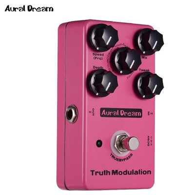 Aural Dream True Modulation Guitar Effect Pedal 8 Sound Modes Including FlangerChorusVibratoTremoloDoublingPhaseRingPitchsh
Aural Dream True Modulation Guitar Effect Pedal 8 Sound Modes Including FlangerChorusVibratoTremoloDoublingPhaseRingPitchsh