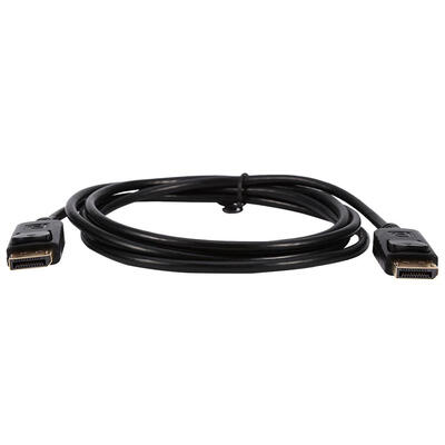 Greensen Gold Plated DisplayPort Male To DisplayPort Male Cable 6FT High Quality with Latches
Greensen Gold Plated DisplayPort Male To DisplayPort Male Cable 6FT High Quality with Latches