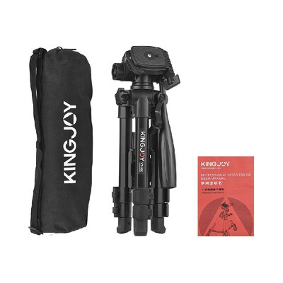 Kingjoy VT-850 28 Inch 3 Section Aluminum Alloy Professional Camera Tripod for Photography Video Shooting Support DSLR SLR Camcord
Kingjoy VT-850 28 Inch 3 Section Aluminum Alloy Professional Camera Tripod for Photography Video Shooting Support DSLR SLR Camcord