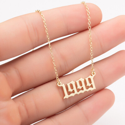 Sale Custom Jewelry Special Date Year Number Necklace for Women from 1980 to 2002 Personalized Collares Necklaces
Sale Custom Jewelry Special Date Year Number Necklace for Women from 1980 to 2002 Personalized Collares Necklaces