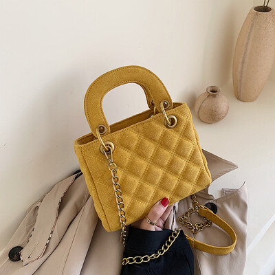 Bag female new wild simple chain portable Messenger bag fashion rhombic small square package tide
Bag female new wild simple chain portable Messenger bag fashion rhombic small square package tide