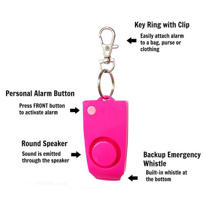 〖Follure〗130dB Loud Emergency Alarm With Backup Whistle For Children Girls Elder People
〖Follure〗130dB Loud Emergency Alarm With Backup Whistle For Children Girls Elder People