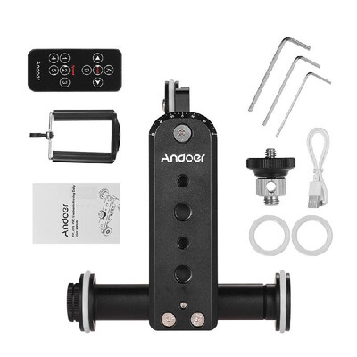 Andoer PPL-06S Pro Auto Dolly Motorized Video Slider Skater 5 Speeds Adjustable Aluminum Alloy Max Load 4kg with USB Rechargeable
Andoer PPL-06S Pro Auto Dolly Motorized Video Slider Skater 5 Speeds Adjustable Aluminum Alloy Max Load 4kg with USB Rechargeable