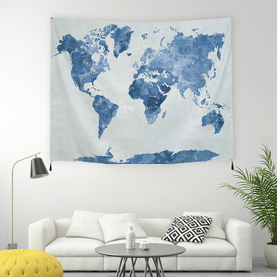 Toponeto World Map Wall Hanging Printed Tapestry Polyester Tapestry Corridor Blanket
Toponeto World Map Wall Hanging Printed Tapestry Polyester Tapestry Corridor Blanket