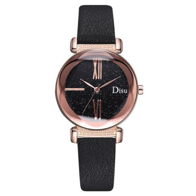 New Fashion Watches Women DISU Starry Sky Leather Strap Clock Ladies Casual Dress Fashion Style Quartz Wristwatch Reloj Mujer
New Fashion Watches Women DISU Starry Sky Leather Strap Clock Ladies Casual Dress Fashion Style Quartz Wristwatch Reloj Mujer