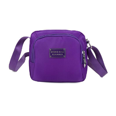New Fashion Women Crossbody Bag Nylon Waterproof Zipper Fastening Pockets Solid Shoulder Bag
New Fashion Women Crossbody Bag Nylon Waterproof Zipper Fastening Pockets Solid Shoulder Bag