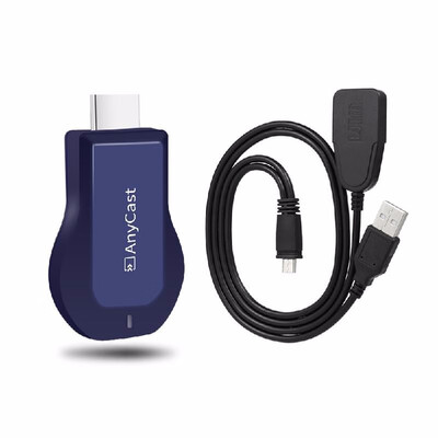AnyCast New Wireless WiFi Display Dongle Receiver 1080P HD TV Stick Miracast Airplay DLNA Mirroring for Android iOS Smart Phone Ta
AnyCast New Wireless WiFi Display Dongle Receiver 1080P HD TV Stick Miracast Airplay DLNA Mirroring for Android iOS Smart Phone Ta