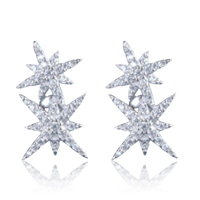 Hot Fashion Brincos Girls Earing Bijoux Sliver Color Snowflake Stud Earrings For Women Wedding Jewelry Earings Wholesale
Hot Fashion Brincos Girls Earing Bijoux Sliver Color Snowflake Stud Earrings For Women Wedding Jewelry Earings Wholesale