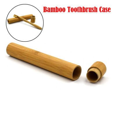 Siaonvr Portable Natural Bamboo Toothbrush Case Tube For Travel Eco Friendly Hand Made
Siaonvr Portable Natural Bamboo Toothbrush Case Tube For Travel Eco Friendly Hand Made