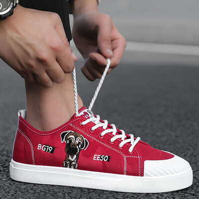 Summer old Beijing cloth shoes mens casual shoes fashion trend young students canvas mens shoes breathable mesh red
Summer old Beijing cloth shoes mens casual shoes fashion trend young students canvas mens shoes breathable mesh red