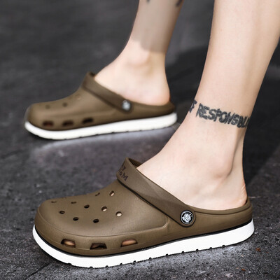 Sandals mens summer trend Korean version of beach shoes mens slippers summer wear sandals slip-proof soft bottom hole shoes men
Sandals mens summer trend Korean version of beach shoes mens slippers summer wear sandals slip-proof soft bottom hole shoes men
