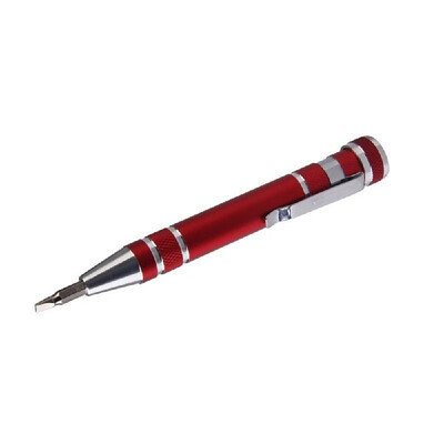 Multi-function Pocket Eight-in-one Screwdriver with Magnetic Mini Portable Aluminum Tool Pen
Multi-function Pocket Eight-in-one Screwdriver with Magnetic Mini Portable Aluminum Tool Pen