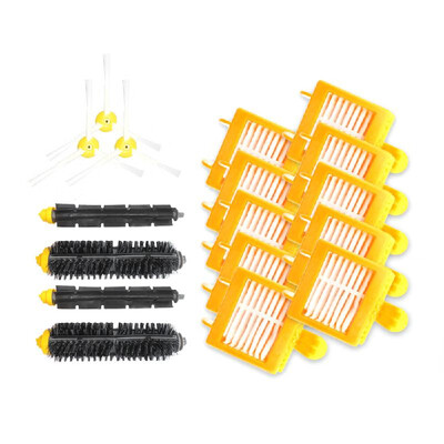 Replacement Parts 6Pcs Side Brushes 4Pcs HEPA Filters 2Pcs Front Debris Extractor 2Pcs Rear Debris Extractor for Roomba 800
Replacement Parts 6Pcs Side Brushes 4Pcs HEPA Filters 2Pcs Front Debris Extractor 2Pcs Rear Debris Extractor for Roomba 800