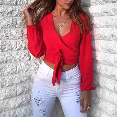 Summer Women Casual Off Shoulder Crop Top Boho Beach Midriff Blouse Long Sleeve V Neck Harajuku Sexy Shirt Vogue for Ladies
Summer Women Casual Off Shoulder Crop Top Boho Beach Midriff Blouse Long Sleeve V Neck Harajuku Sexy Shirt Vogue for Ladies