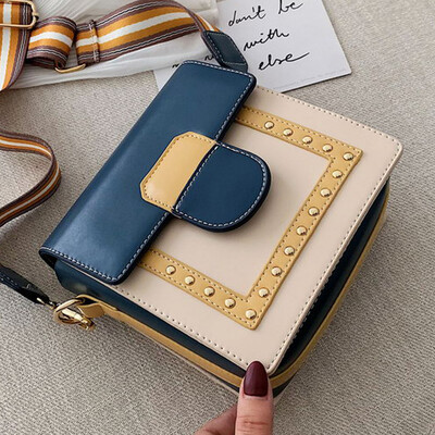 Bags women 2019 new Korean style Joker wide shoulder Messenger bag rivet shoulder Messenger bag
Bags women 2019 new Korean style Joker wide shoulder Messenger bag rivet shoulder Messenger bag