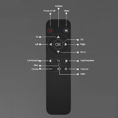 DLP100W Mini DLP Smart Projector 170 ANSI Lumens 100 Inch Screen 3000mAh Battery USB TF HD IN Audio Out Emergency Power Bank for H
DLP100W Mini DLP Smart Projector 170 ANSI Lumens 100 Inch Screen 3000mAh Battery USB TF HD IN Audio Out Emergency Power Bank for H