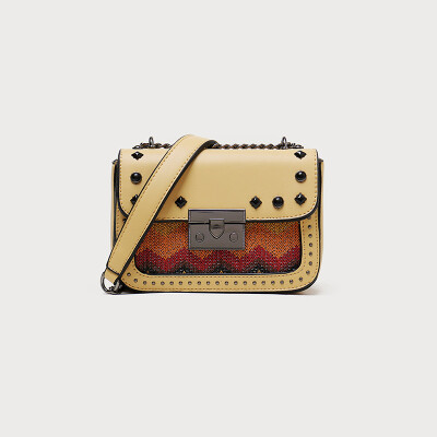 Qiao Bani 2019 new Korean fashion Dongdaemun rivet small square bag shoulder diagonal tide handbags a generation
Qiao Bani 2019 new Korean fashion Dongdaemun rivet small square bag shoulder diagonal tide handbags a generation