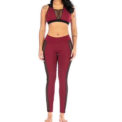 Gobestart Women Perspective Yoga Hooded Vest Trousers Sport Fitness Set Elastic TopsPants
Gobestart Women Perspective Yoga Hooded Vest Trousers Sport Fitness Set Elastic TopsPants