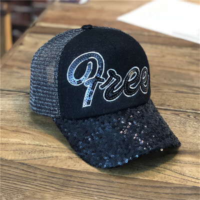 Hat womens spring summer outdoor sun-drenched baseball cap letter sequins casual with a cap summer breathable net hat
Hat womens spring summer outdoor sun-drenched baseball cap letter sequins casual with a cap summer breathable net hat