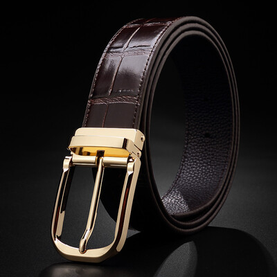 Guangzhou factory belt mens leather suede leather high-grade crocodile pattern belt buckle youth casual business belt
Guangzhou factory belt mens leather suede leather high-grade crocodile pattern belt buckle youth casual business belt