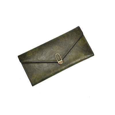 Envelope Change Simple Ultra-thin Long Purse Womens Soft Leather Temperament Buckle Card Wallet Womens
Envelope Change Simple Ultra-thin Long Purse Womens Soft Leather Temperament Buckle Card Wallet Womens