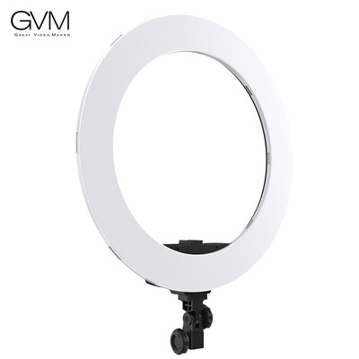 GVM HD-18S 18 Inch Studio Ring Light 55W 3200-5600K Bi-Color Dimmable LED Video Light Lamp Built-in 252pcs SMD LEDs Digital Photog
GVM HD-18S 18 Inch Studio Ring Light 55W 3200-5600K Bi-Color Dimmable LED Video Light Lamp Built-in 252pcs SMD LEDs Digital Photog