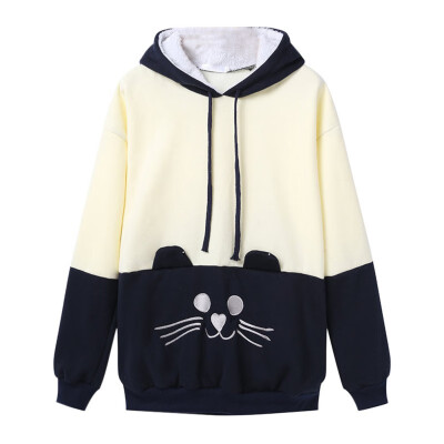 Harajuku Kawaii Hoodie Sweatshirt Women Female Cat Embroidery Long Sleeve Sweatshirts Autumn Fashion Tops Jumper
Harajuku Kawaii Hoodie Sweatshirt Women Female Cat Embroidery Long Sleeve Sweatshirts Autumn Fashion Tops Jumper