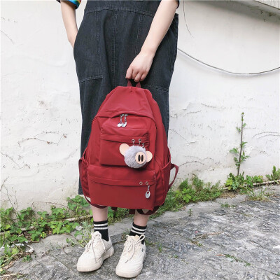 Gu Gu Gan Junior High School Shoulder Pack Girl Ins Wind Large Capacity Travel Backpack University Students Backpack
Gu Gu Gan Junior High School Shoulder Pack Girl Ins Wind Large Capacity Travel Backpack University Students Backpack