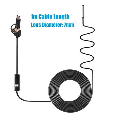 3-in-1 Industrial Endoscope Borescope Inspection Camera Built-in 6 LEDs IP67 Waterproof USB Type-C Endoscope for Android Smartphon
3-in-1 Industrial Endoscope Borescope Inspection Camera Built-in 6 LEDs IP67 Waterproof USB Type-C Endoscope for Android Smartphon