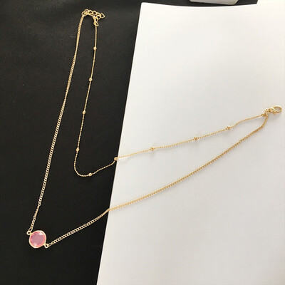 natural crystal chain choker necklace gold color chain opal stone charm necklace for women
natural crystal chain choker necklace gold color chain opal stone charm necklace for women