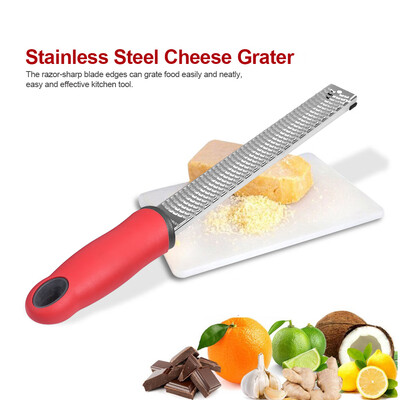 Stainless Steel Lemon Zester Cheese Grater Fruit Vegetable Shredders Slicer Kitchen Tools Cheese Zester Lemon Grater
Stainless Steel Lemon Zester Cheese Grater Fruit Vegetable Shredders Slicer Kitchen Tools Cheese Zester Lemon Grater