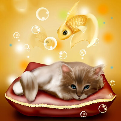Diamond Painting Cat Fish Home Decoration Full Square Drill Beaded Picture Rhinestone Crystal Embroidery
Diamond Painting Cat Fish Home Decoration Full Square Drill Beaded Picture Rhinestone Crystal Embroidery