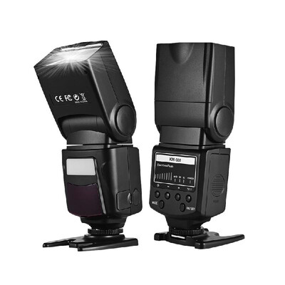 Professional On-camera Flash Light Speedlite Speedlight with Adjustable Brightness LED Fill Light Hot Shoe Mount Light Stand for C
Professional On-camera Flash Light Speedlite Speedlight with Adjustable Brightness LED Fill Light Hot Shoe Mount Light Stand for C