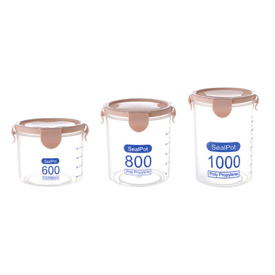 Toponeto 3PCS Kitchen Storage Box Sealing Food Preservation Plastic Fresh Pot Container
Toponeto 3PCS Kitchen Storage Box Sealing Food Preservation Plastic Fresh Pot Container