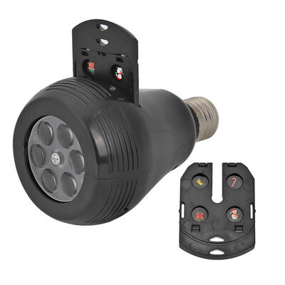 E27 Christmas Pattern LED Laser Projector Colorful Rotating Stage Lamp Bulb
E27 Christmas Pattern LED Laser Projector Colorful Rotating Stage Lamp Bulb