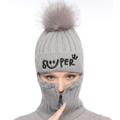 Tailored Fashion Women Cycling Cap Scarf Siamese Winter Warm Ski Hat Thickened Knitted
Tailored Fashion Women Cycling Cap Scarf Siamese Winter Warm Ski Hat Thickened Knitted