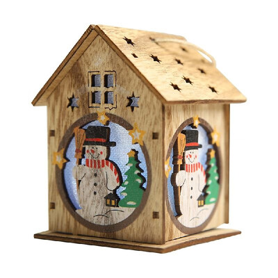 Christmas Luminous Wooden House with Colorful LEDs Light DIY Wood Chalet Christmas Tree Hanging Ornaments Xmas Festival Holiday De
Christmas Luminous Wooden House with Colorful LEDs Light DIY Wood Chalet Christmas Tree Hanging Ornaments Xmas Festival Holiday De