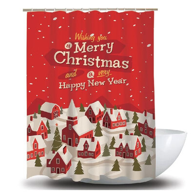 Shower Curtain Christmas Decoration Bath Curtains Waterproof Polyester Fabric Anti-mildew Bathroom Curtains for Bathtub Showers 12
Shower Curtain Christmas Decoration Bath Curtains Waterproof Polyester Fabric Anti-mildew Bathroom Curtains for Bathtub Showers 12