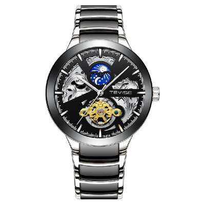 TEVISE T845B Business Men Mechanical Watch Time Display Timer Fashion Casual Stainless Steel Strap 3ATM Waterproof Self-Winding Ma
TEVISE T845B Business Men Mechanical Watch Time Display Timer Fashion Casual Stainless Steel Strap 3ATM Waterproof Self-Winding Ma