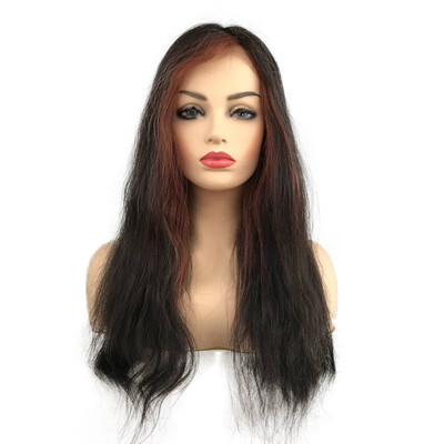 StrongBeauty Long Lace Front Straight Black Mixed Red Wig Natural Looking Human Hair Wig
StrongBeauty Long Lace Front Straight Black Mixed Red Wig Natural Looking Human Hair Wig