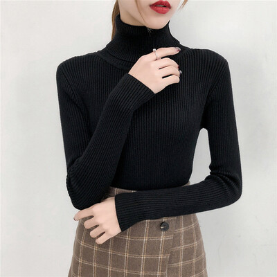 Tailored Autumn Winter Sweater Women Long Sleeve Pullover Turtleneck knitting Basic Tops
Tailored Autumn Winter Sweater Women Long Sleeve Pullover Turtleneck knitting Basic Tops