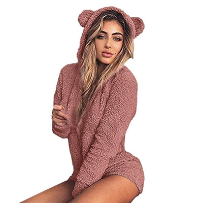 Women Winter Fall Velutum Nighty Soft Cute Long-Sleeved Plush Jumpsuit Sweety Lovely Pajamas Comfortable Home Clothes
Women Winter Fall Velutum Nighty Soft Cute Long-Sleeved Plush Jumpsuit Sweety Lovely Pajamas Comfortable Home Clothes