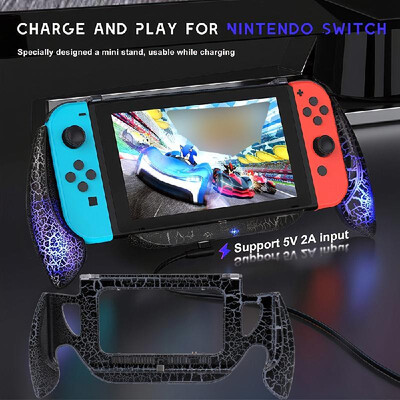 Game Charging Grip for Nintendo Switch Console Joy-Con Handle Stand Quick Charge Compatible 5V 2A USB Charger
Game Charging Grip for Nintendo Switch Console Joy-Con Handle Stand Quick Charge Compatible 5V 2A USB Charger