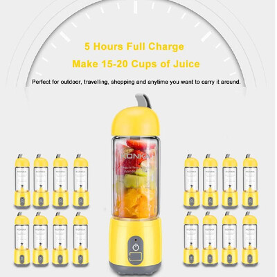 KONKA KJ-60U02 Personal Blender USB Mixer 420ml Electric Juicer with Portable Bottle 6 Blades for Juice Shakes Baby Food Smoothie
KONKA KJ-60U02 Personal Blender USB Mixer 420ml Electric Juicer with Portable Bottle 6 Blades for Juice Shakes Baby Food Smoothie