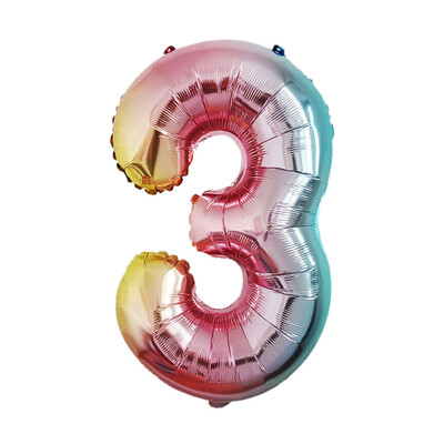Tailored 40 Inch Rainbow Gradient Number 0-9 Foil Digital Balloons For Birthday Party
Tailored 40 Inch Rainbow Gradient Number 0-9 Foil Digital Balloons For Birthday Party