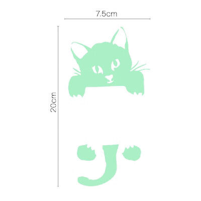 Luminous Switch Stickers Glow in The Dark Cute Creative Kitten Cat Luminous Noctilucent Glow Switch Wall Sticker
Luminous Switch Stickers Glow in The Dark Cute Creative Kitten Cat Luminous Noctilucent Glow Switch Wall Sticker