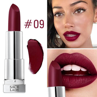 Sexy 9 Colors Silky Matte Lipstick Makeup Waterproof Pigmented Lip Stick Long-lasting Lips Make Up Cosmetics
Sexy 9 Colors Silky Matte Lipstick Makeup Waterproof Pigmented Lip Stick Long-lasting Lips Make Up Cosmetics